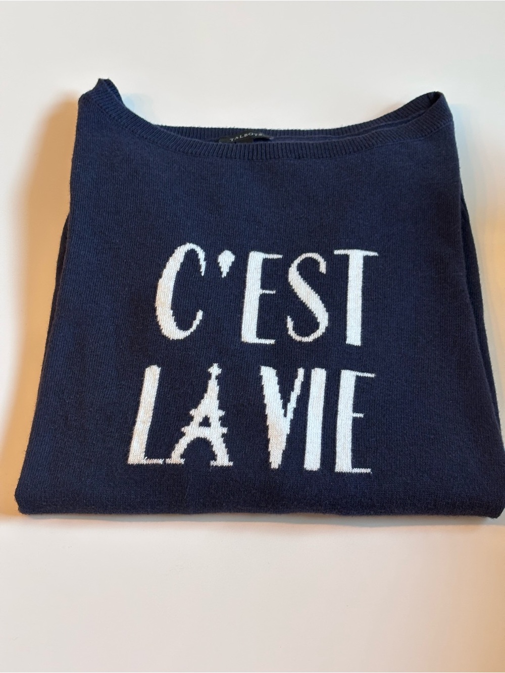Talbots Sweater,C’est La Vie, women’s medium